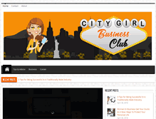 Tablet Screenshot of citygirlbusinessclub.com